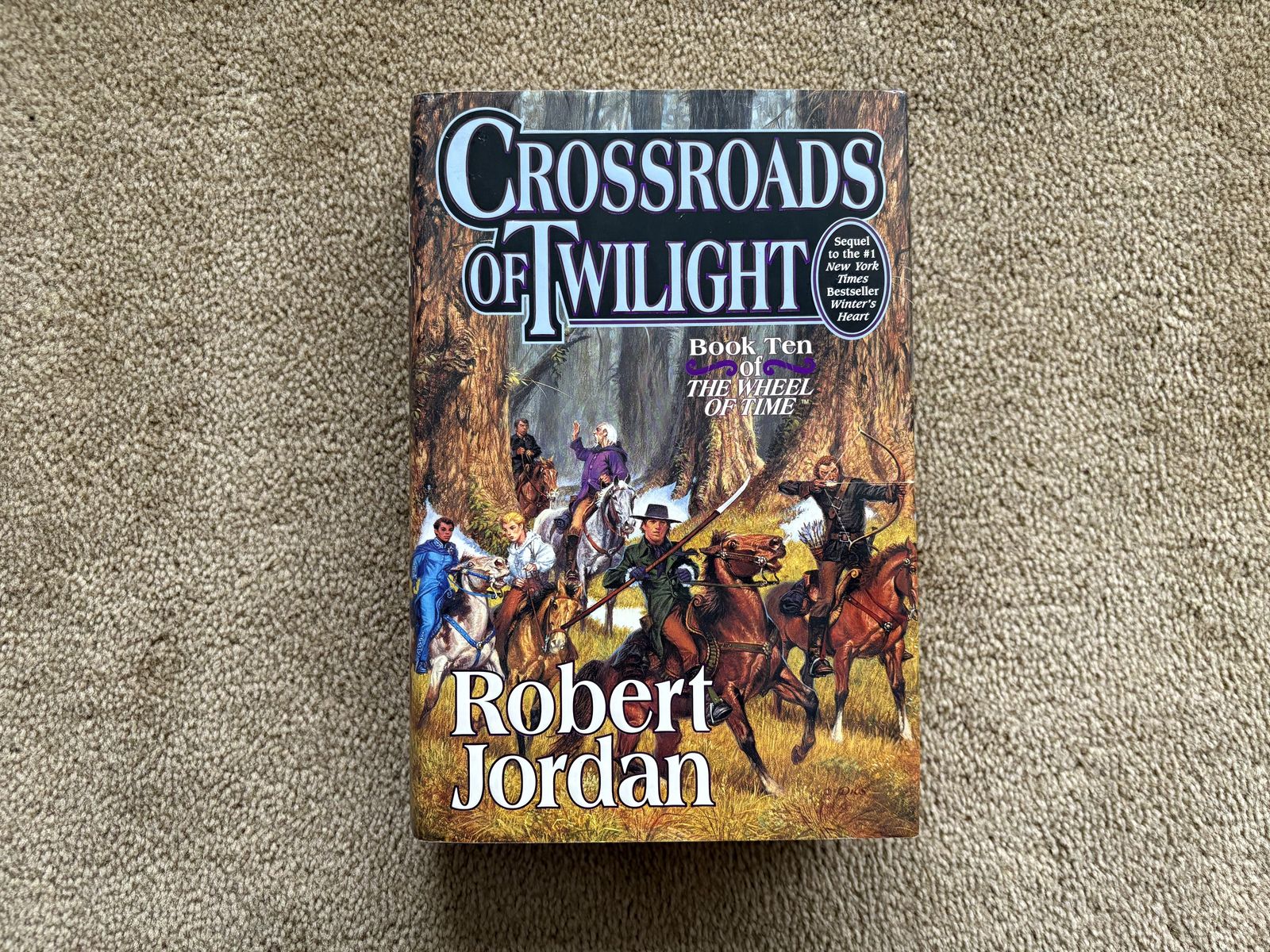 Crossroads of Twilight, by Robert Jordan (hardcover, large)