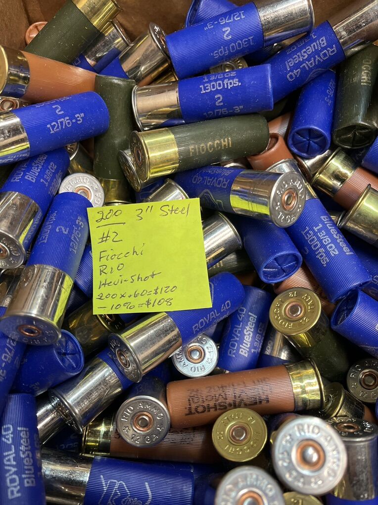 12 Ga. 3, #2 Steel. Factory Loads.