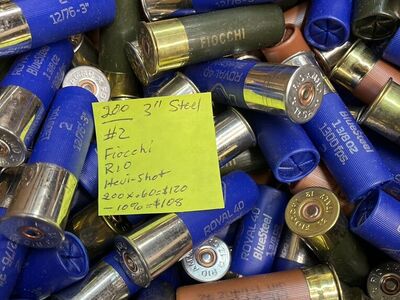 12 Ga. 3, #2 Steel. Factory Loads.