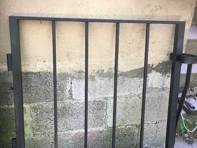 Wrought Iron Gate 32 w x 30 in high.