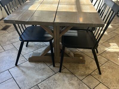 Solid Wood Farmhouse Dining Table