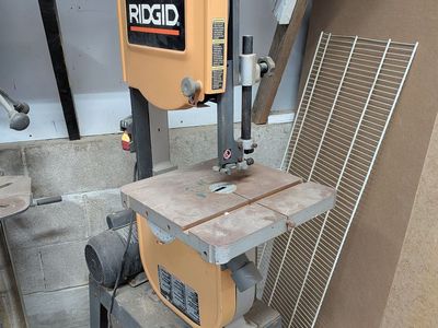 Ridgid band saw with stand