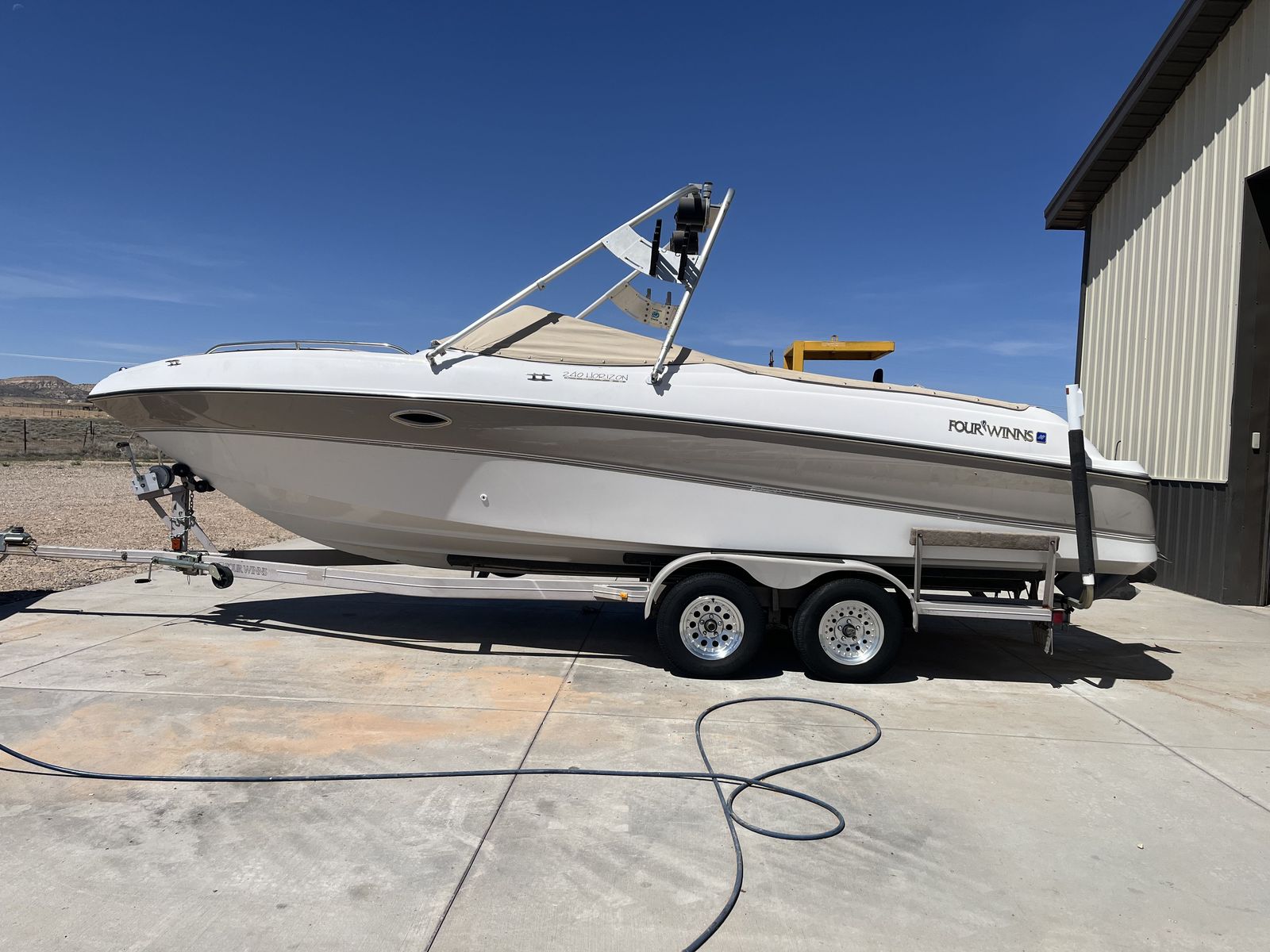 1997 Four Winns 240 Horizon Limited Open Bow Boat with Trailer