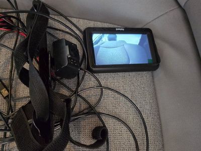 Carseat Camera System with Display and Wires