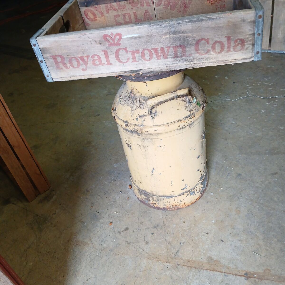 Royal Crown soda crate