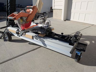 Miter Saw Stand: FastCap Best Fence PRO 3 + Optional Ridgid 10” Miter Saw