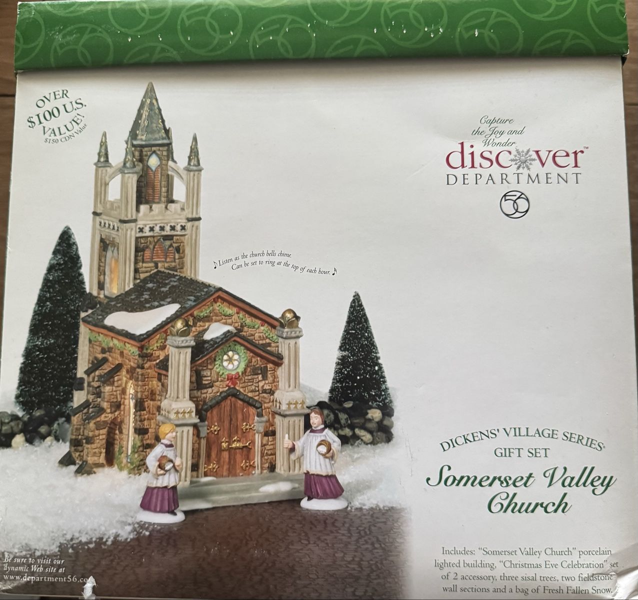 Sumerset Valley Church For Village From Dept 56