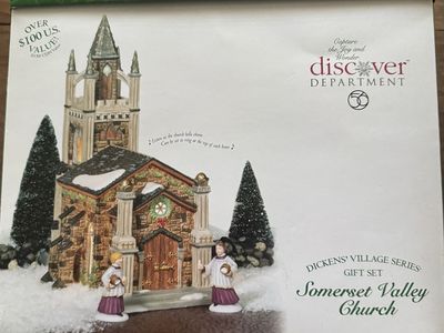 Sumerset Valley Church For Village From Dept 56
