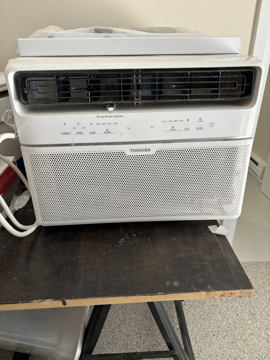 Toshiba Window Air Conditioner - 12,000 BTU Compact, Excellent Condition