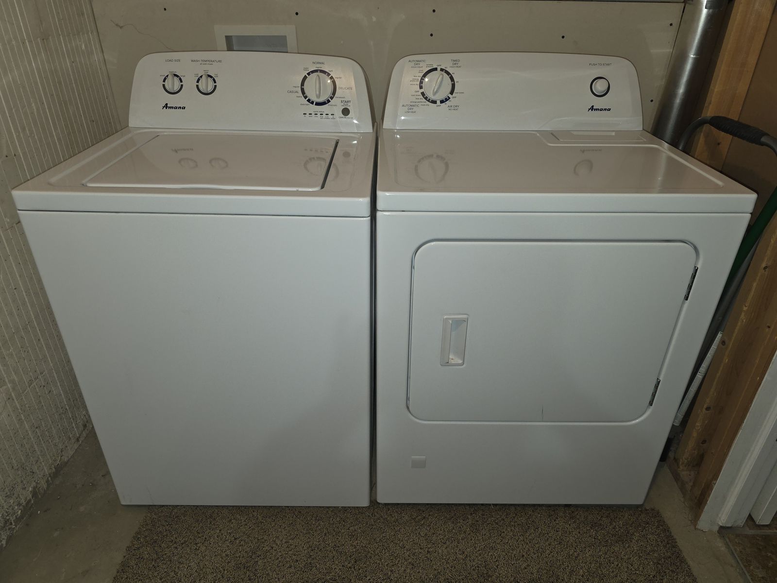 Like new Amana Washer and Dryer Set