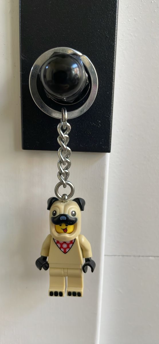 LEGO minifigure “Pug Costume Guy” Key Chain
