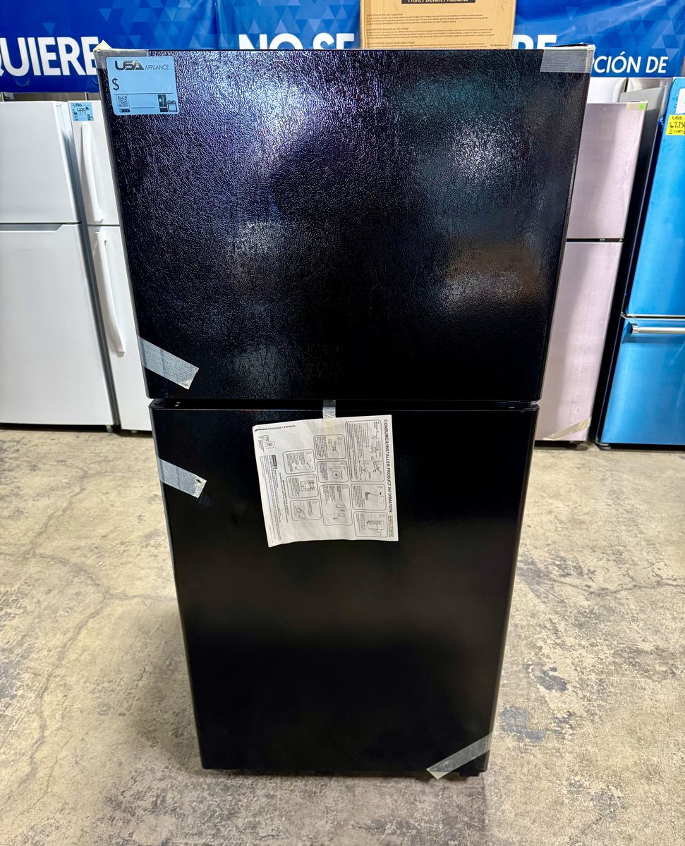 NEW GE BLACK REFRIGERATOR