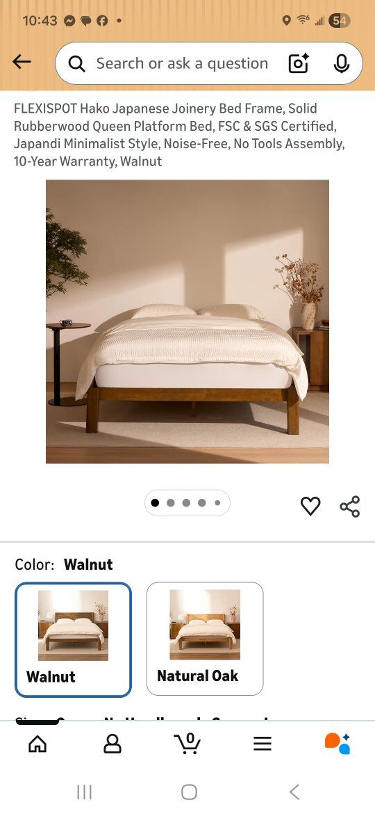 Japanese Queen Bed frame
