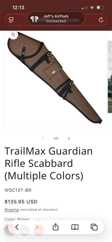 Trailmax Guardian rifle scabbard - New In Box