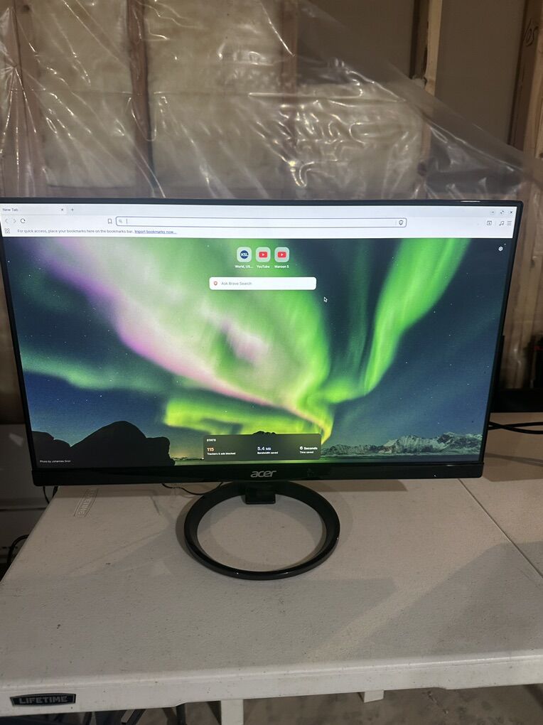 24 '' Acer PC Monitor Model : R240HY  HDMI