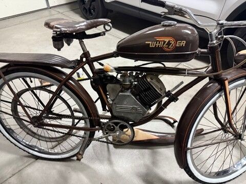 Late-1940s Shelby Western Flyer w/ Whizzer Model H Motor – Runs Good