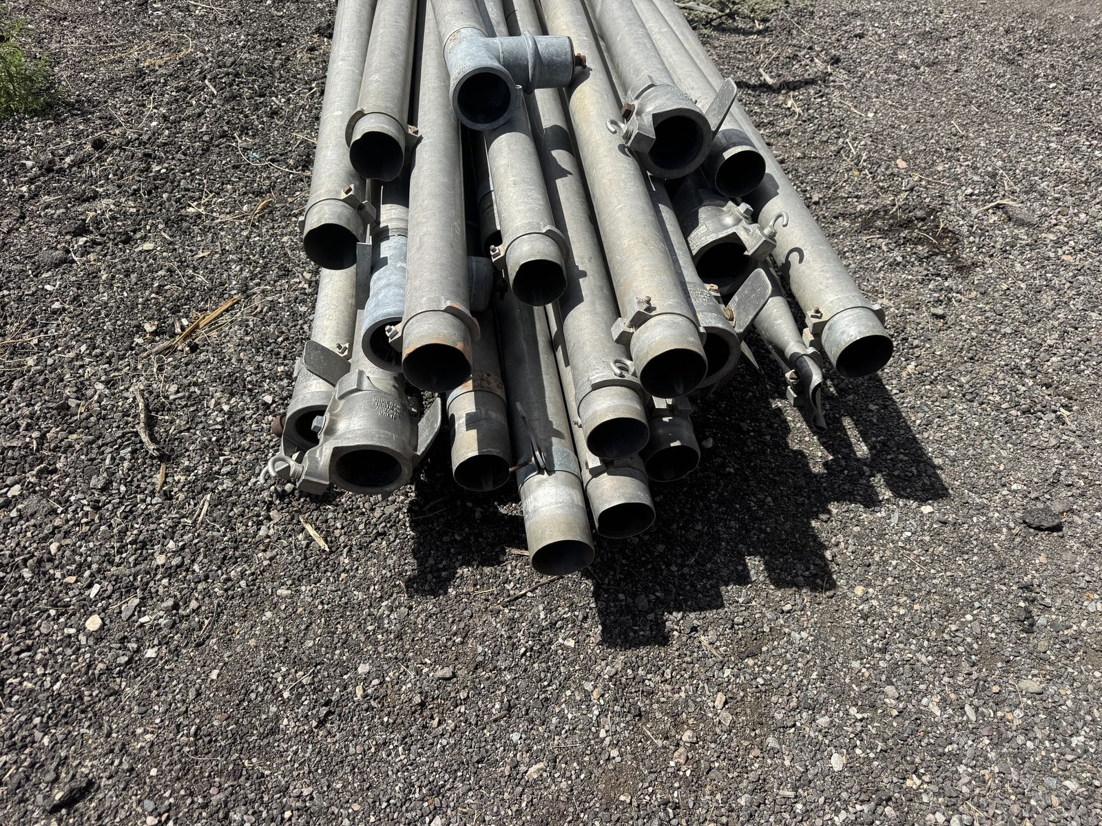 4 inch main line.