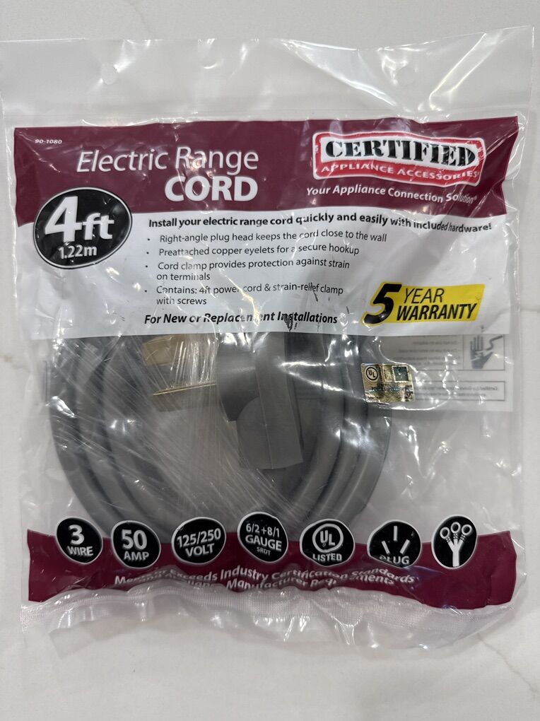 Electric Range Cord