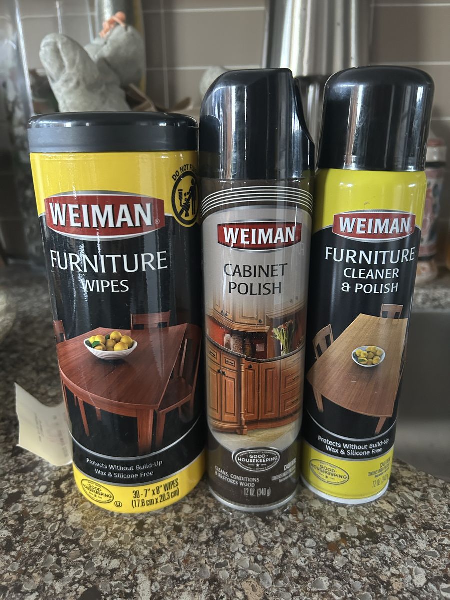 WEIMAN FURNITURE POLISH & WIPES NEW