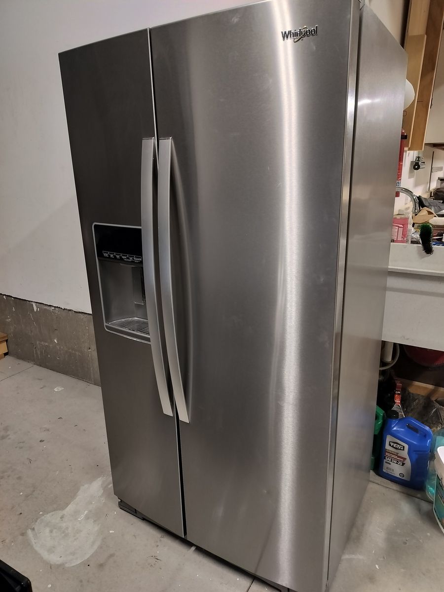 Great Stainless Steel Counter-Depth Fridge