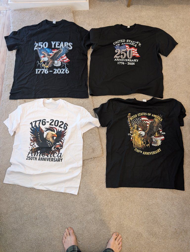 Murica 250 Flags, Hats, Shirts.. al 10 ea everyone can show your pride special this month Phil in Lehi 8017225800