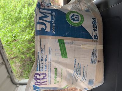 Johns manville R-13 insulation 15 inches wide
