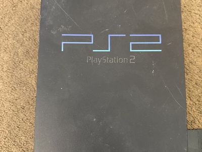 Sony PlayStation 2 Slim Console - Black (Untested)