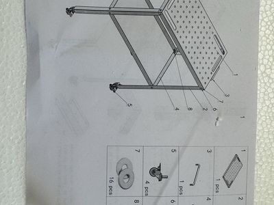 Heavy duty welding table 36”x18”