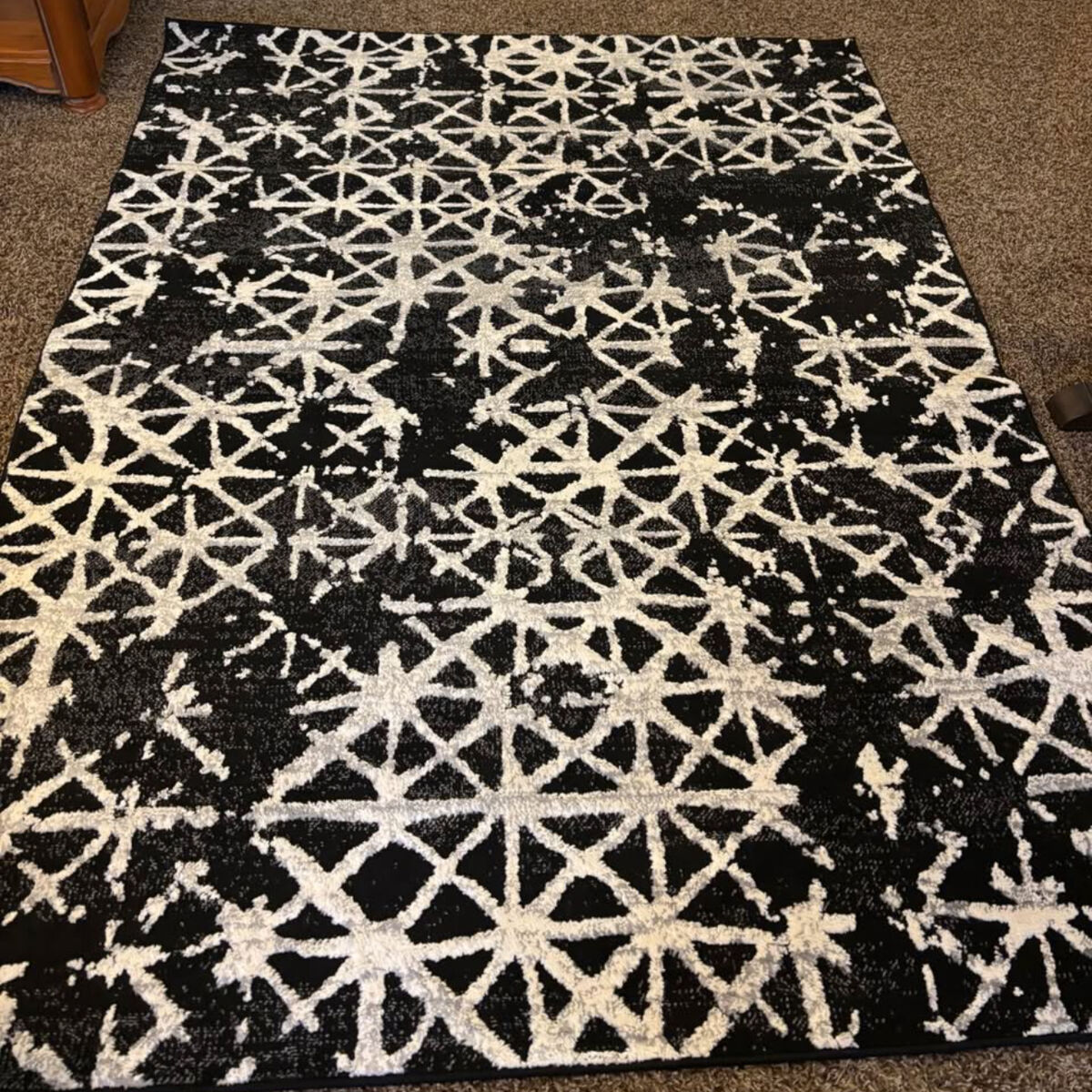Black & Ivory Area Rug