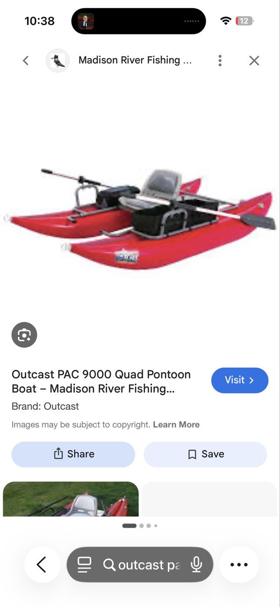 Outcast 9000 Personal Pontoon