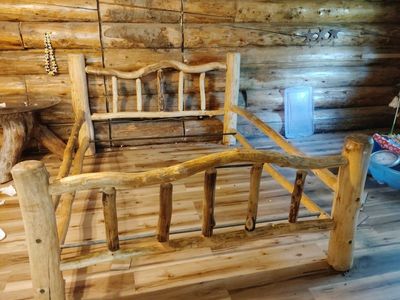 Queen Size Log Bed