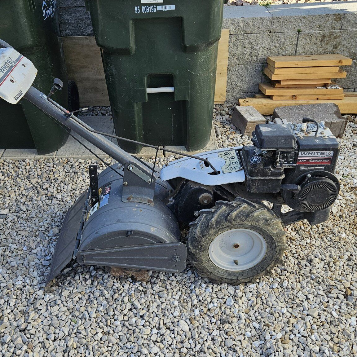 Rototiller 20" 5hp white protocols 530