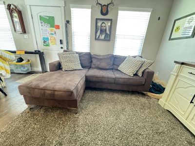 Couch + Matching Armchair — Great Condition