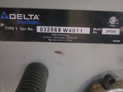 Delta drill press Model DP 375