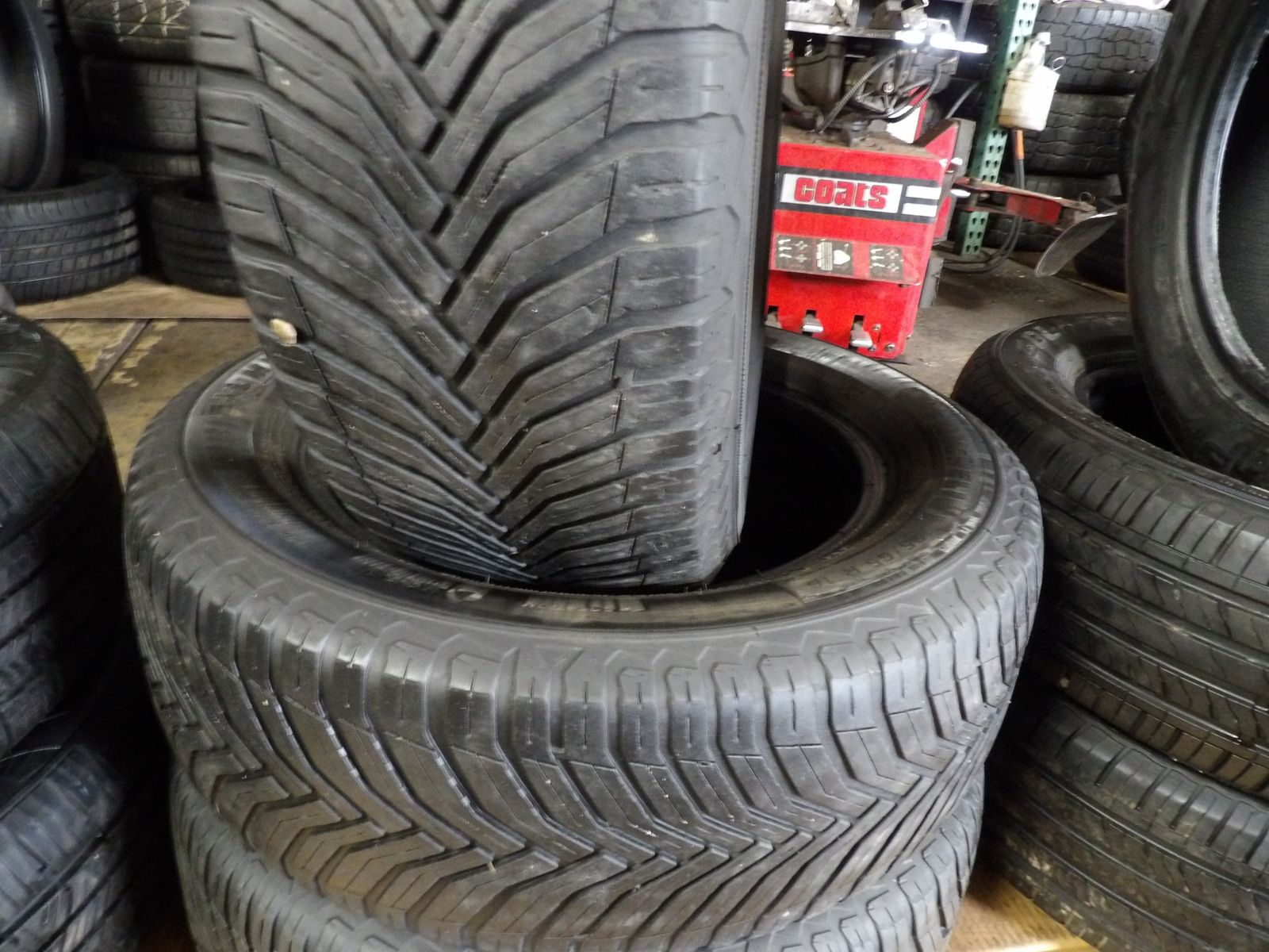 205/65R16 MICHELIN CROSSCLIMATE 2 PAIR OF TWO USED TIRES