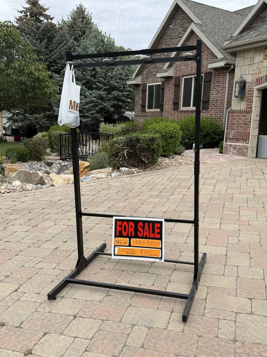 StoreYourBoard Freestanding Bike Rack - Heavy Duty Aluminum & Steel - Holds 8 Bikes, 300 lbs