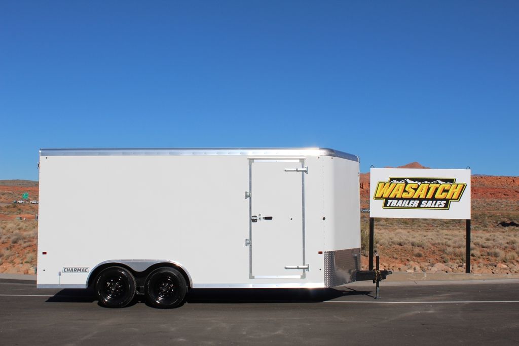 2026 Charmac Trailers White 8.5 x 16 Standard Duty