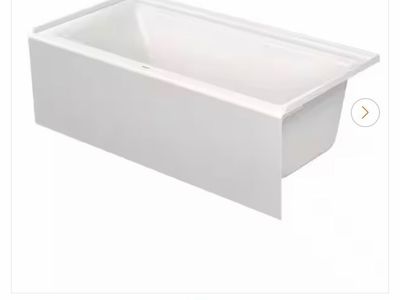 Architec 66 in. Rectangular Bathtub