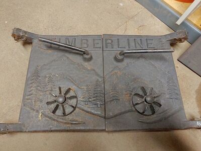 timberline wood stove doors