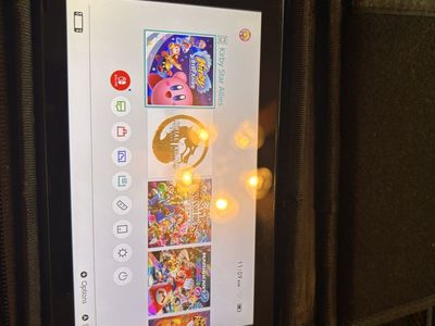 Nintendo Switch Console V2 HAC-001(-01) Red/Blue Joy-Cons with Case