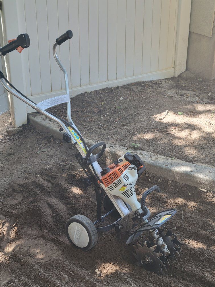 Barely Used Stihl MM55  YardBoss  Cultivator Tiller