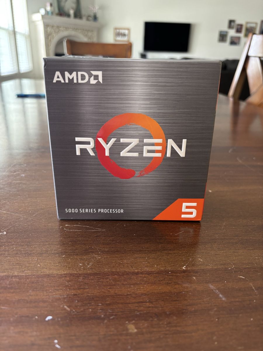 New, Unopened AMD Ryzen 5 5500 6-Core 12-Thread AM4 Processor with Wraith Stealth Cooler