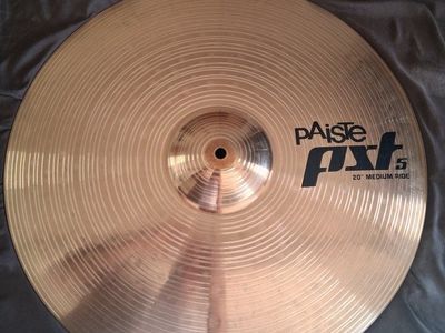 Paiste PST5 20" Inch Medium Ride Cymbol Nice!