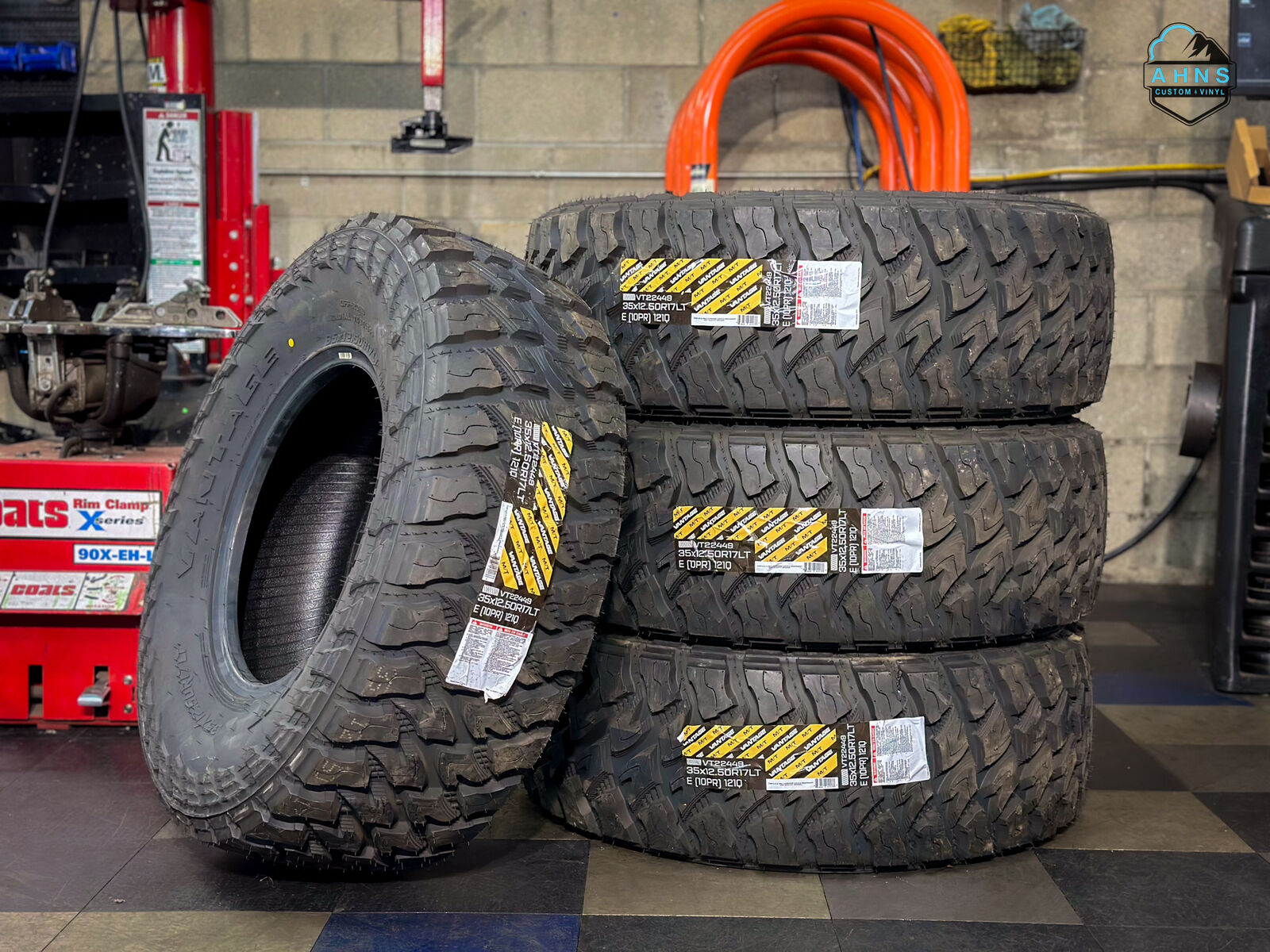 New | 35 12.50 17 Vantage | Mud Terrain | Load Range E | 35x12.50r17 Tires | Ford | Ram | Jeep | Chevy