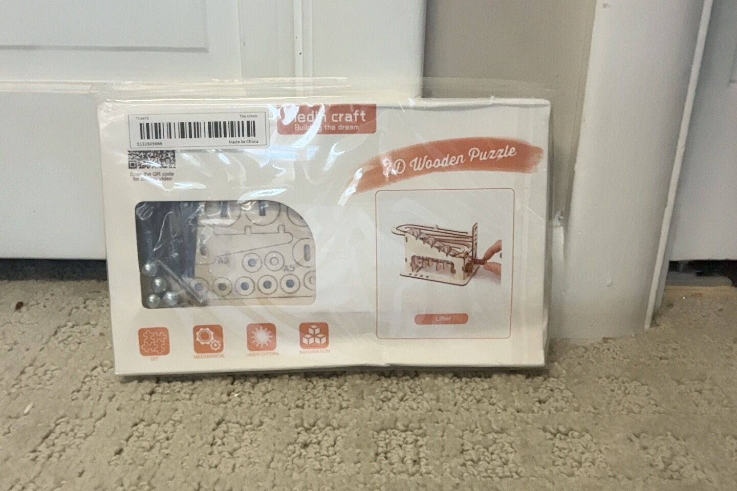 3D Wooden Marble Run Puzzle