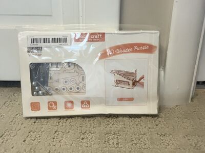 3D Wooden Marble Run Puzzle