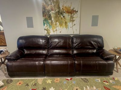 Recliner Leather Couch