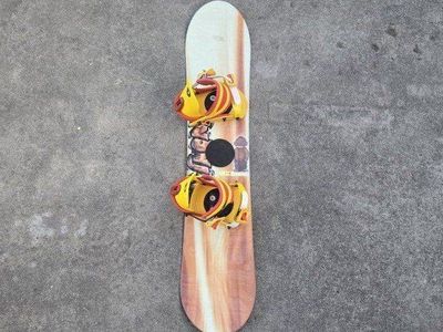 Kid's JR Snowjam 118 cm Snowboard Bindings Burton