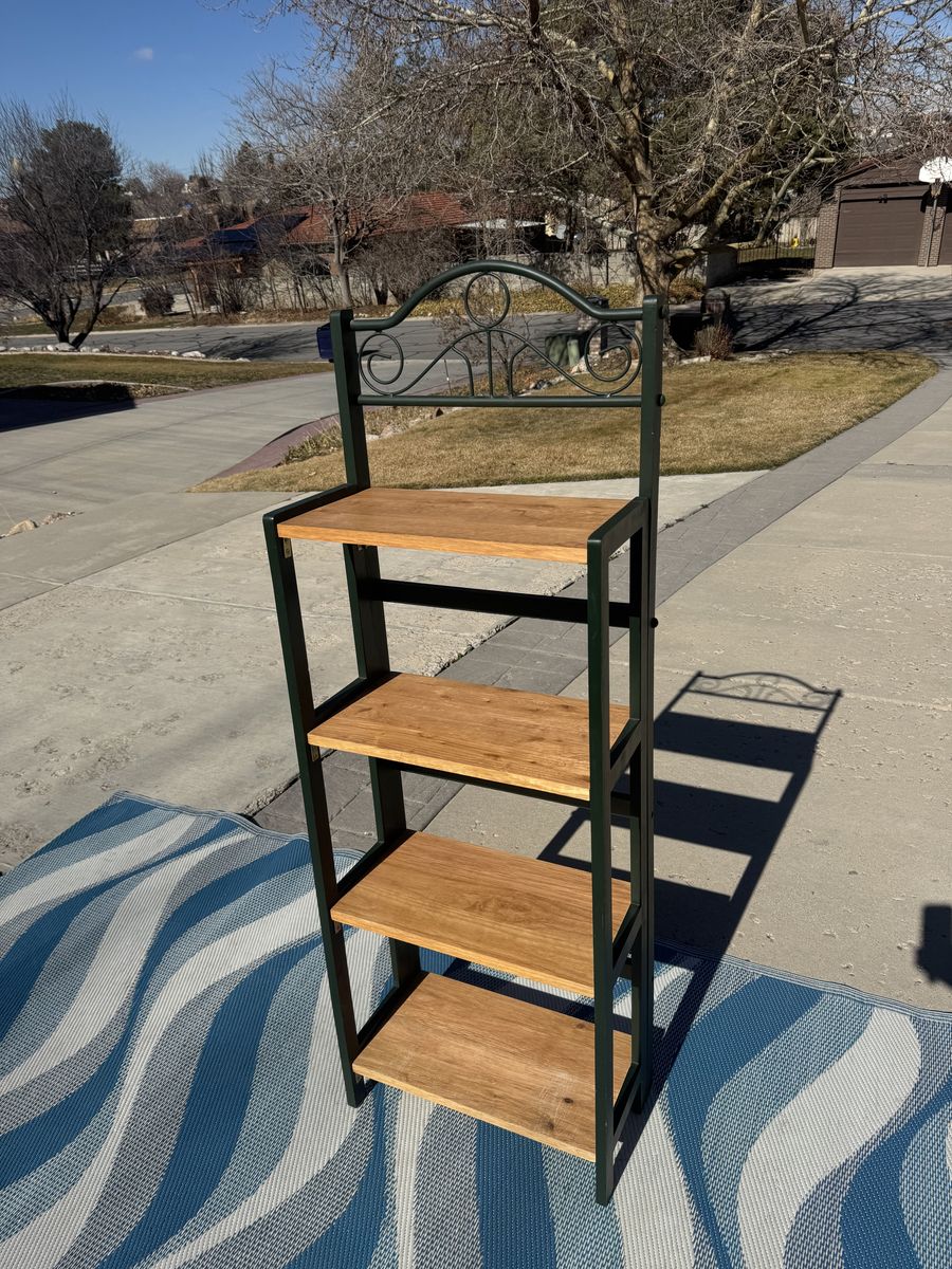 4 Tier Storage Unit Collapsible Pantry Shelves