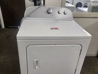 Whirlpool White Electric Dryer - Top Load, Multiple Settings